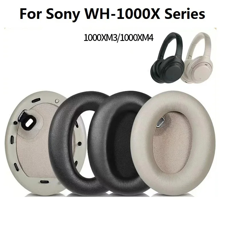 Sony Headphone Wh-1000Xm4 - Leather Replacement Earpads and Headband, Earphone