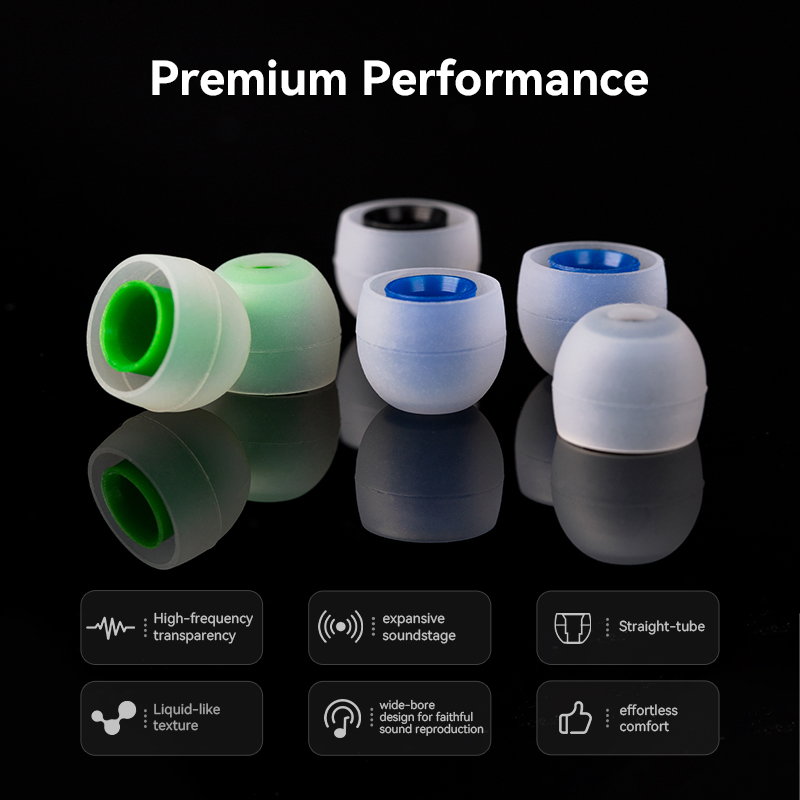 KBEAR 135 Silicone Eartips 3.9 - Silicone Ear Tip Replacement 评论和价格