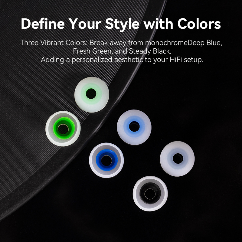 KBEAR 135 Silicone Eartips 3.9 - Silicone Ear Tip Replacement 评论和价格