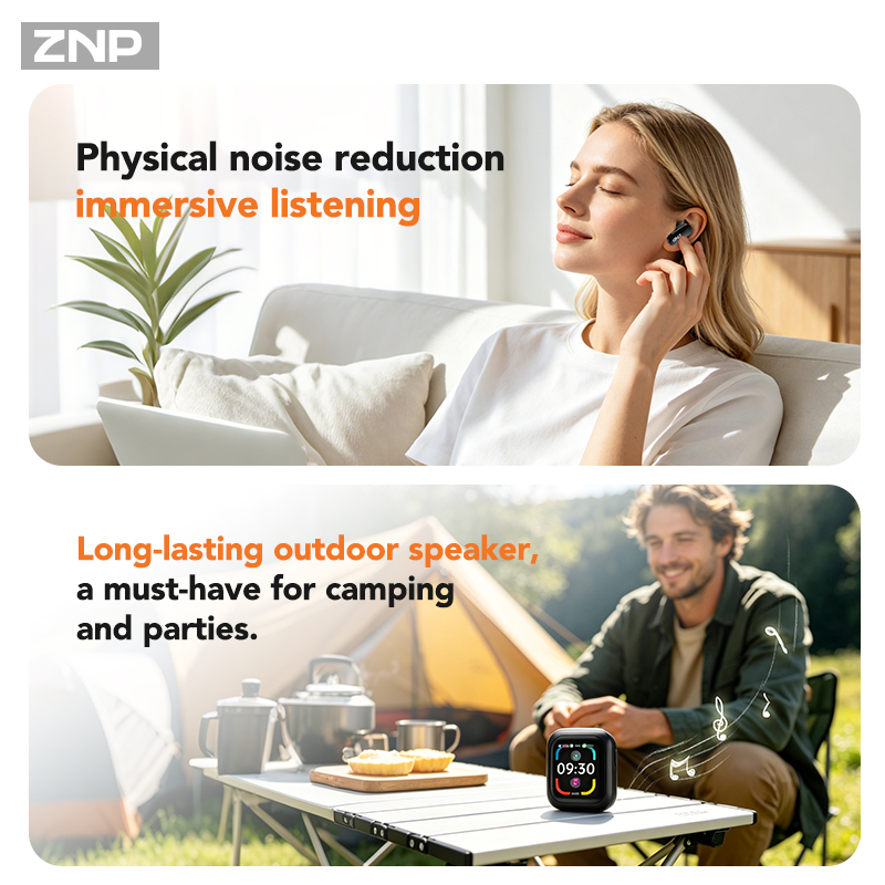 ZNP N04 TWS Wireless Earbuds W - Usb C Earphone 评论和价格