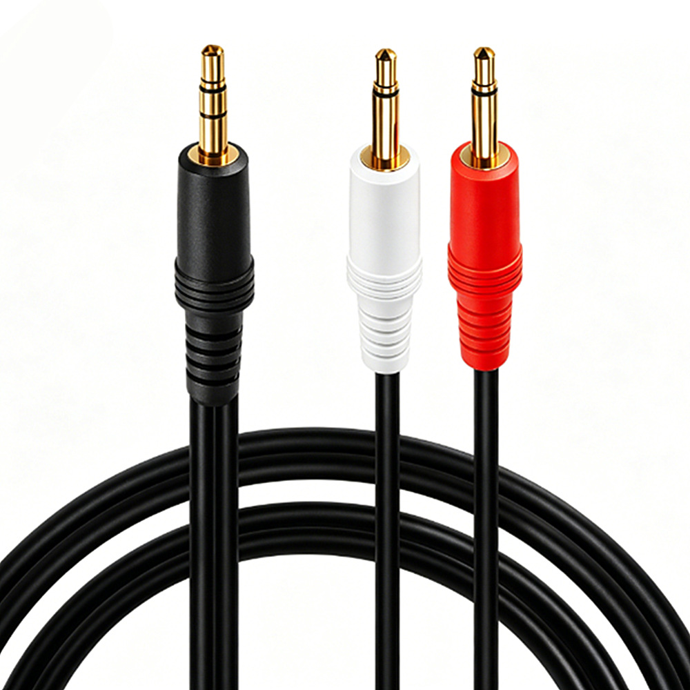 3.5mm TRS Stereo Male To Dual  - Cable Extension 3.5 评论和价格
