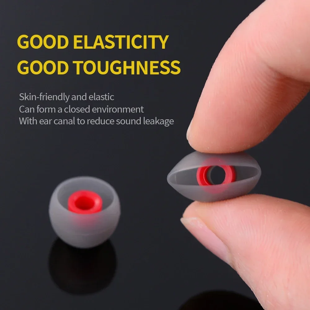 1/60Pairs Silicone in-Ear Earp - Silicone Ear Tip Replacement 评论和价格
