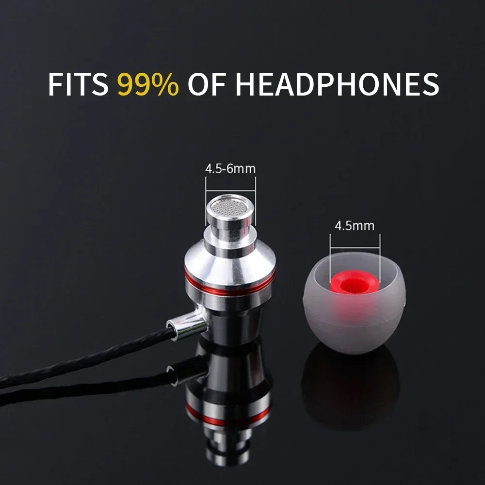 1/60Pairs Silicone in-Ear Earp - Silicone Ear Tip Replacement 评论和价格