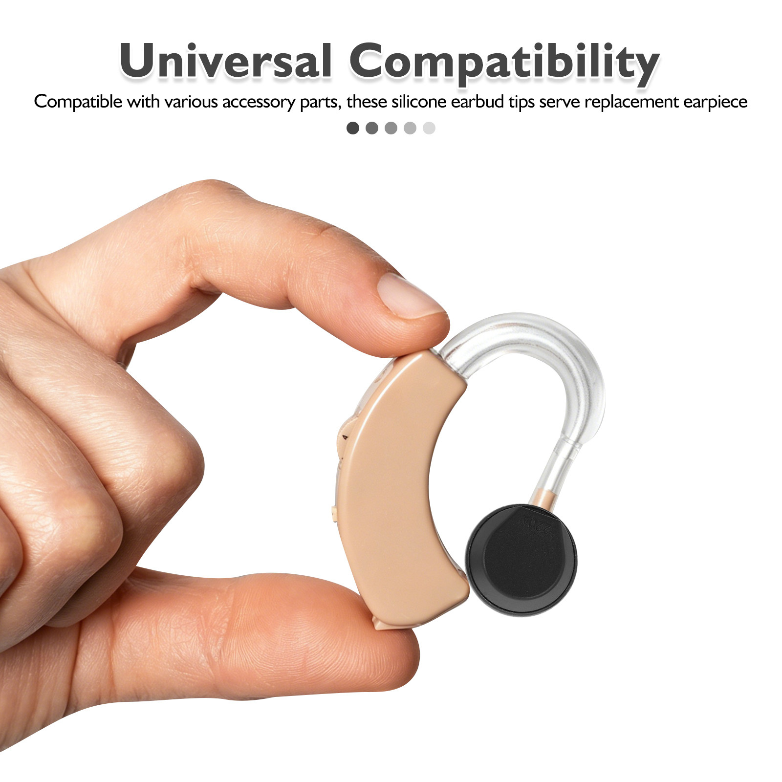 Universal Hearing Aid Ear Tips - Silicone Ear Tip Replacement 评论和价格