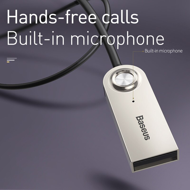Baseus BA01 Aux USB Bluetooth  - Bluetooth Adapter Receiver 评论和价格
